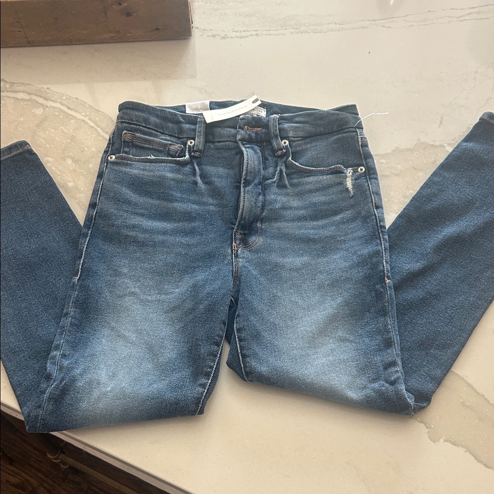 Good American Dark Blue Skinny Jeans